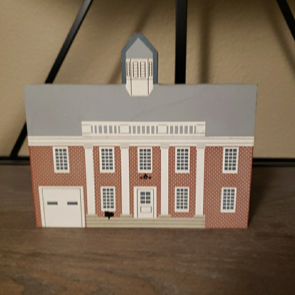 Vintage The‎ Cats Meow Poland Village Fire Department Shelf Sitter Decor